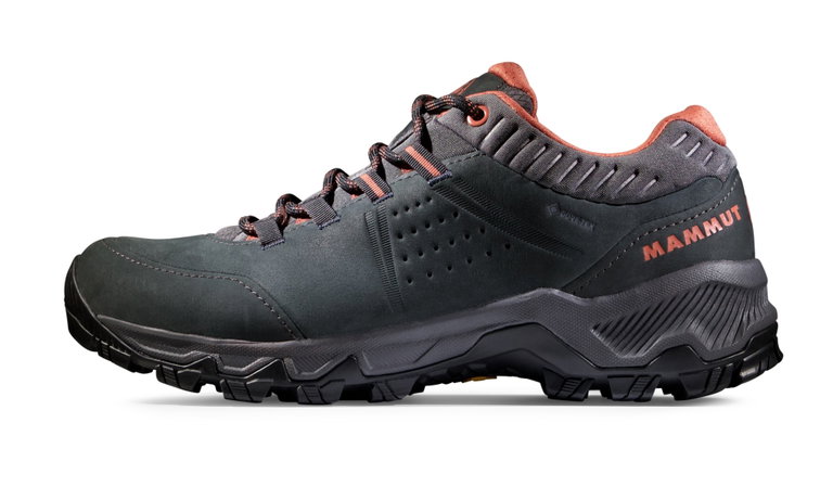 Mammut Wanderschuhe Nova Low IV GTX (All-Terrain, Nubukleder, wasserdicht) schwarz Damen